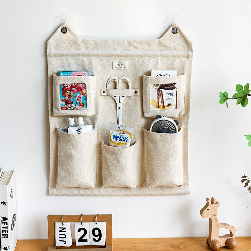 Kids Cotton Canvas Hanging Storage Organizer