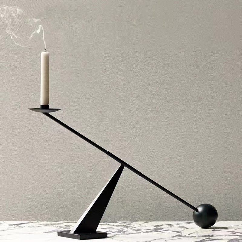 Minimalist Sculptural Candlestick