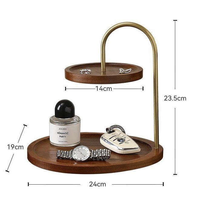 Decorative Jewelry Tray for Desk Storage