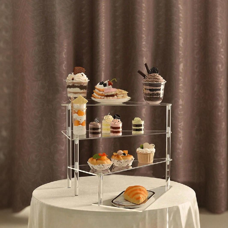 Multi-Tier Acrylic Display & Organizer Rack