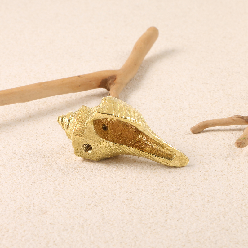 Brass Conch Door Handle/Ocean Creative Cabinet Handle