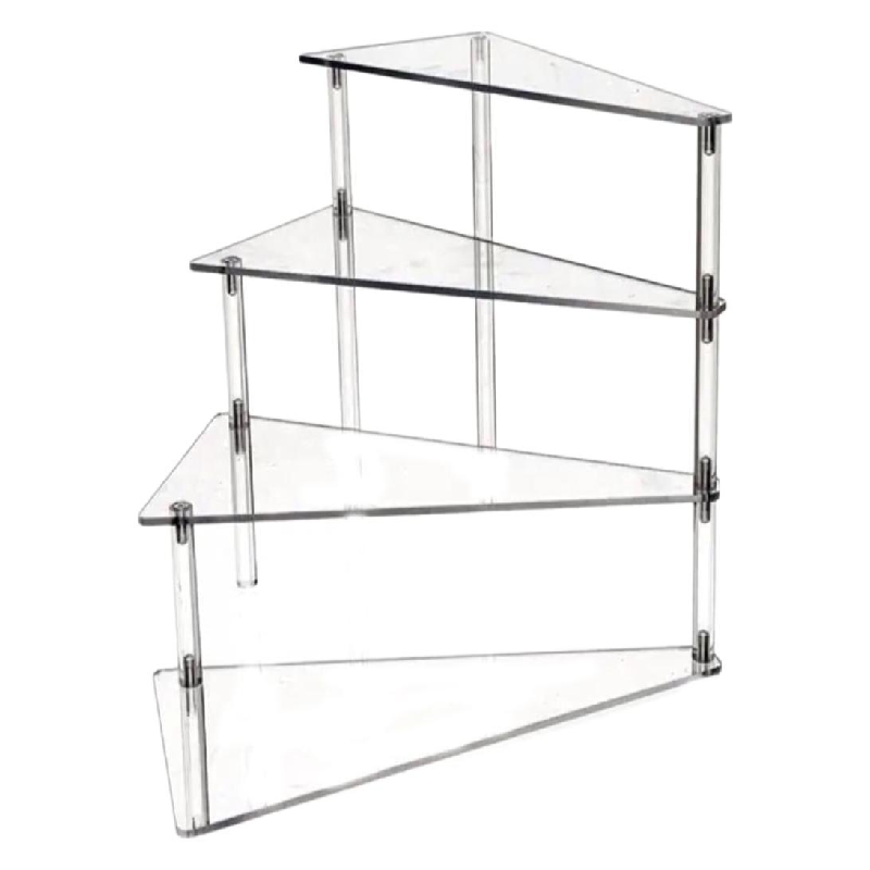 Multi-Tier Acrylic Display & Organizer Rack