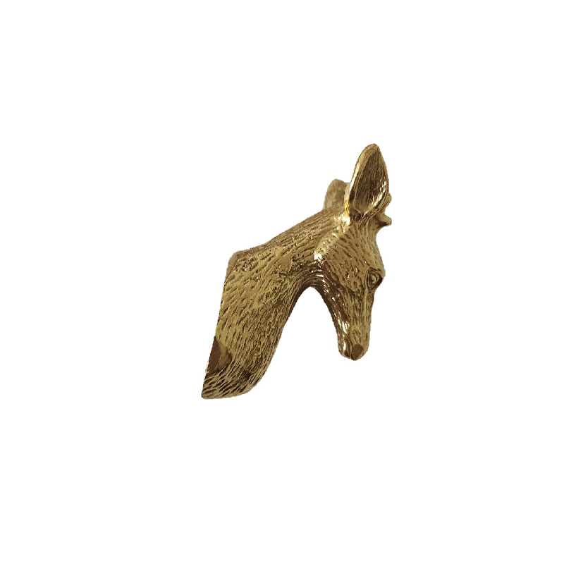 Brass horse head dog head deer head handle