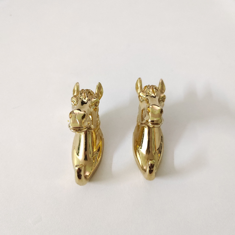 Brass horsehead handle/hook